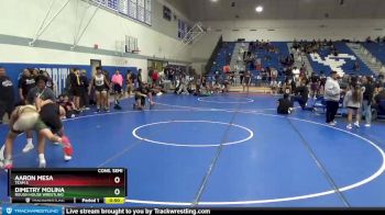 126 lbs Cons. Semi - Aaron Mesa, Team S vs Dimetry Molina, Rough House Wrestling