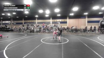 116 lbs Round Of 16 - Colton Gilbert, Thorobred vs Cole Christensen, Sanderson Wr Ac