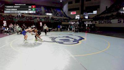 113 lbs Round Of 16 - Cedrick Dewitt, Berea vs Ryan Seman, May River