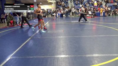 132 lbs Consy 7 - Lorenzo Campana, Valley vs Elijah Bell, All American W.C.