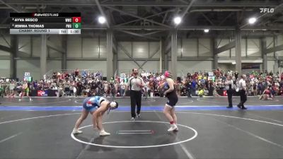 145 lbs Champ. Round 1 - Ayva Besco, Wichita Wrestling Club vs Jemma Thomas, Phillipsburg Wrestling Club