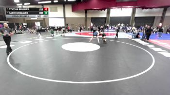 170 lbs Cons. Round 3 - Cynthia Runkles, Lubbock Cooper Liberty High School vs Kaori Gonzales, Lubbock