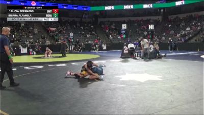 105 lbs Round Of 32 - Alicia Serratos, Santa Ana (SS) vs Sierra Alamilla, Monache (CS)