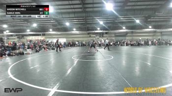 200 lbs Quarterfinal - AKEEM Mitchell, NM Gold vs Gable Herl, ATT / Mocco Wrestling