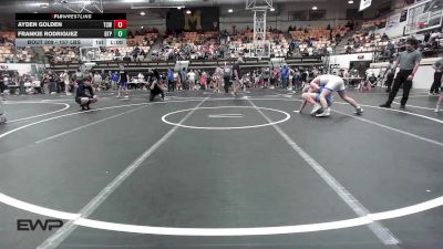 157 lbs Round Of 16 - Ayden Golden, Team Conquer Wrestling vs Frankie Rodriguez, Tulsa Blue T Panthers