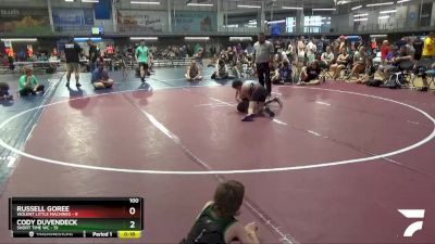 90 lbs Placement Matches (8 Team) - Hudson McFate, Level Up vs Elijah Morris, Louisiananimals Black