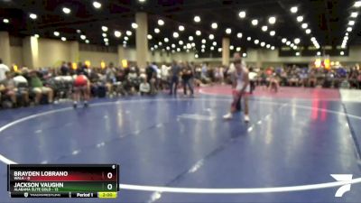 126 lbs Round 1 (6 Team) - Brayden Lobrano, WALA vs Jackson Vaughn, Alabama Elite Gold