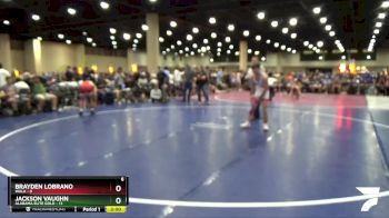 126 lbs Round 1 (6 Team) - Brayden Lobrano, WALA vs Jackson Vaughn, Alabama Elite Gold