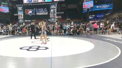 100 lbs Cons. Sub-quarters - Jenna Greer, Pennsylvania vs Stella Isensee, Colorado