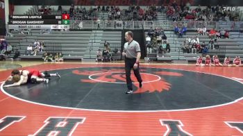 157 lbs 1st Place Match - Brogan Ganshert, Davenport Central vs Benjamin Lightle, North Scott