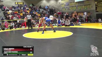 122 lbs Cons. Round 4 - Cole OBrien, Georgetown vs Matthew Ramos, Exeter