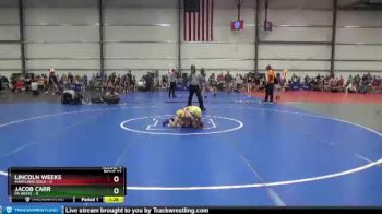 72 lbs Round 4 (6 Team) - Lincoln Weeks, Maryland Gold vs Jacob Carr, PA White