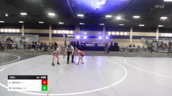 78 lbs Consi Of 4 - Clace Hanlon, Atc vs Maxim Litvinov, Savage House WC