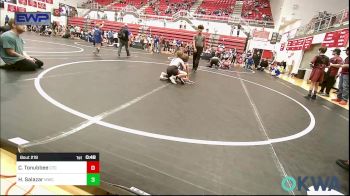 70 lbs Rr Rnd 2 - Cohen Tonubbee, Chandler Takedown Club vs Harley Salazar, Maize Wrestling Club