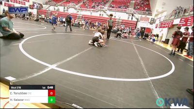 70 lbs Rr Rnd 2 - Cohen Tonubbee, Chandler Takedown Club vs Harley Salazar, Maize Wrestling Club