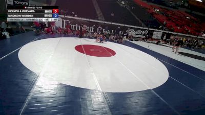 140 lbs Heaven A Guevara, New Mexico HS Girls vs Madison Worden, Nevada 1 HS Girls