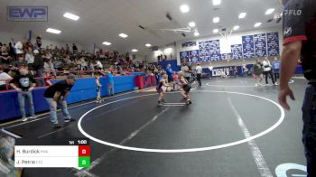 60-66 lbs Rr Rnd 5 - Hudson Burdick, Perry Wrestling Academy vs Jason Petrie, Chandler Takedown Club