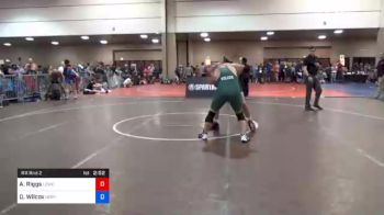 88 kg Prelims - Alvin Riggs, Lowell Wrestling vs Dink Wilcox, North Carolina