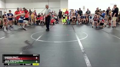 52 lbs Round 1 (4 Team) - Kaeson Pratt, U2 Journeymen Uprising vs Jace Strittmatter, Buffalo Valley WC