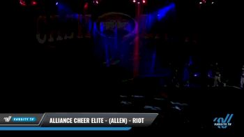 Alliance Cheer Elite - (Allen) - RIOT [2021 L3 Senior Coed - D2 Day 2] 2021 ACP Cash Bash Championship