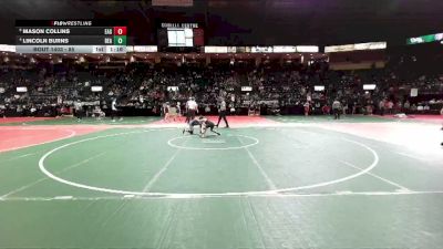 85 lbs Quarterfinal - Mason Collins, EAG2 vs Lincoln Burns, BEASTA