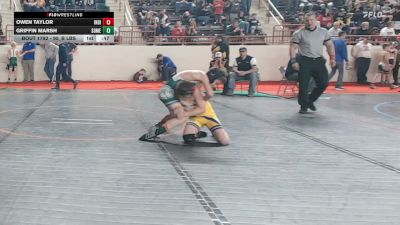 95_B lbs Consi Of 16 #2 - Owen Taylor, Indiana vs Griffin Marsh, Somerset