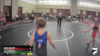70 lbs Finals (8 Team) - Tobias Solinger, Belding Black vs Rylan Joustra, Backyard Brawlers