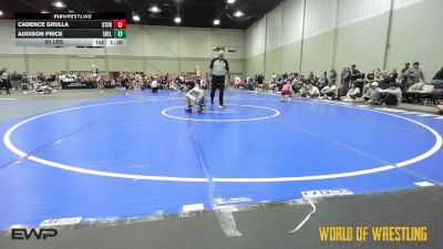 90 lbs Rr Rnd 1 - Cadence Grulla, Storm Wrestling Center vs Addison Price, Shelton Wrestling Academy 7-12