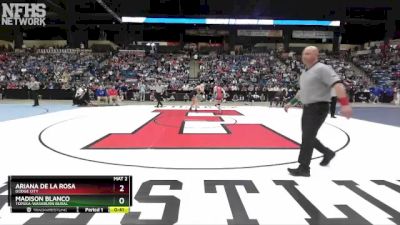 130 lbs Cons. Semi - Ariana De La Rosa, Dodge City vs Madison Blanco, Topeka-Washburn Rural