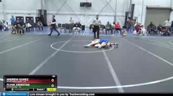 80 lbs Round 2 (8 Team) - Flynn Arnestad, 84 Athletes vs Andrew Gomez, PA Alliance Blue