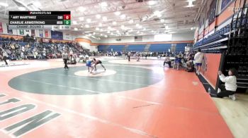 133 lbs Champ. Round 2 - Art Martinez, Case Western Reserve vs Charlie Armstrong, Millikin University