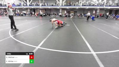 141 lbs Consi Of 32 #2 - Griffin Walizer, Lock Haven vs Elijah White, American University