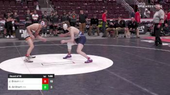 132 lbs Round Of 16 - Jacob Braun, Greater Latrobe vs Ben Brillhart, Council Rock South