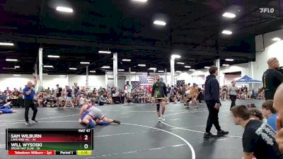 285 lbs Round 2 (4 Team) - Sam Wilburn, Lake Erie WC vs Will Wysoski, Spear Mat Club