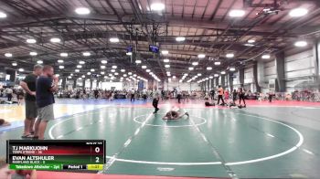 76 lbs Rd# 10- 4:00pm Saturday Final Pool - Evan Altshuler, Maryland BLACK vs TJ Markijohn, Terps Xtreme
