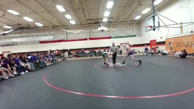 150 lbs Round 4 (6 Team) - Cash Vollmer, Tongue River vs Wes Holman, Glenrock