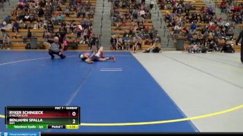 115 lbs Quarterfinal - Benjamin Spalla, BAM vs Ryker Schingeck, X-Factor Elite