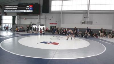 120 lbs Cons. Sub-semis - Connor Collins, Backyard Brawlers MW vs Cooper Clarke, Patton Trained