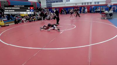 124 lbs Finals (2 Team) - Gabi Gartin, Mount Union vs Kalayah Edwards, Emmanuel University