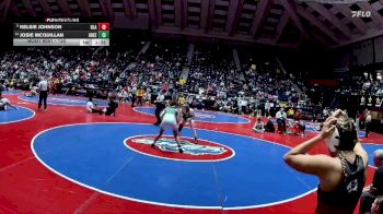 130 lbs Champ. Round 1 - Kelsie Johnson, Ola vs Josie McQuillan, Greenbrier