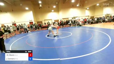 130 kg Rnd Of 16 - Matthew Moore, Colorado vs Jakob (JT) Connors, Menlo Wrestling Club