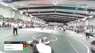 137 lbs Final - Taylor Torres, Misfits vs Chaz Erickson, Cornerstone Wrestling Club