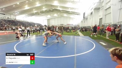 120 lbs Round Of 16 - Kenet Paguada, South Reno WC vs Jaiden Javier, Bobcat WC