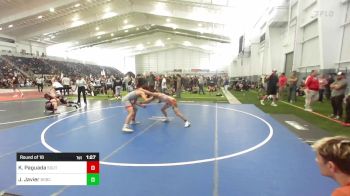 120 lbs Round Of 16 - Kenet Paguada, South Reno WC vs Jaiden Javier, Bobcat WC