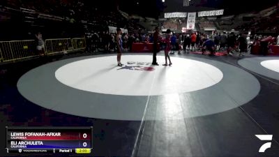 114 lbs Quarterfinal - Lewis Fofanah-Afkar, California vs Eli Archuleta, California