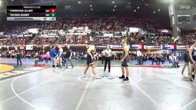 AA - 285 lbs Quarterfinal - Tayden Norby, Billings West vs Christian Allies, Billings West