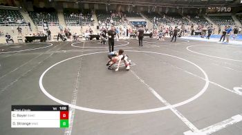 58 lbs Semifinal - Cash Bayer, BAWC vs Demitri Strange, Woodland Wrestling Club