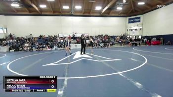 110 lbs Cons. Round 3 - Nyla O`Brien, University Of Providence vs Natalya Jara, University Of Alberta