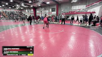 235 lbs Champ. Round 2 - Adelena Martinez, Hemet vs Alexia Escobedo, Walnut