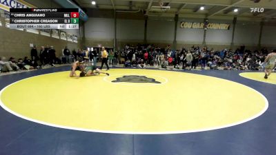160 lbs Quarterfinal - Chris Anguiano, Millikan vs Christopher Creason, El Diamante